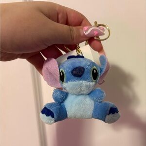 Plush Blue Stitch Keychain